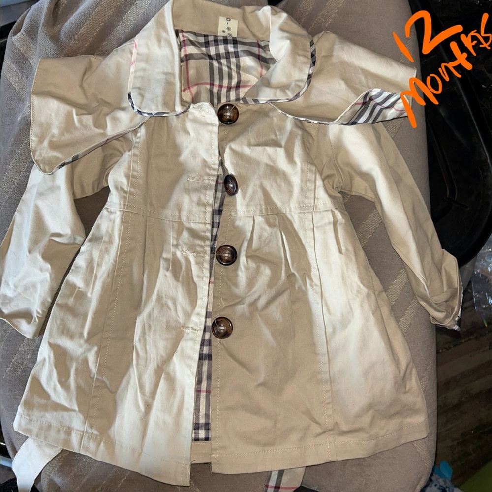 Stylish Tan Kids Coat